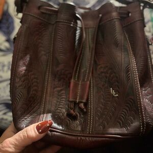 Elegant Brown Leather Women's Bag